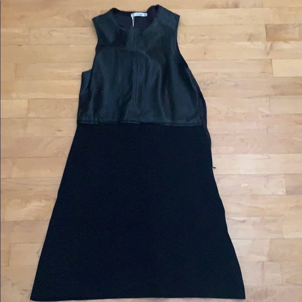 Leather dress